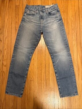 Ag Adriano Goldschmied Women's Straight Leg Jeans - Light Blue Wash